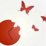 Часы Butterfly (Orange)