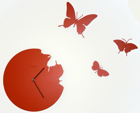 Часы Butterfly (Orange)