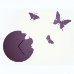 Часы Butterfly (Violet)